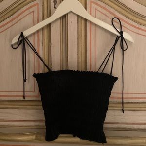 Velvet Tie Top